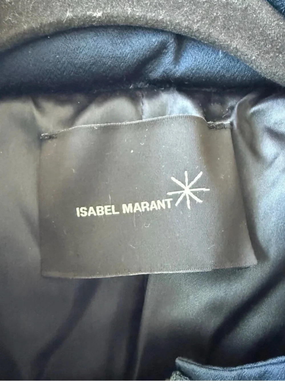 Isabel Marant Down Puffer Coat navy blue size XS
